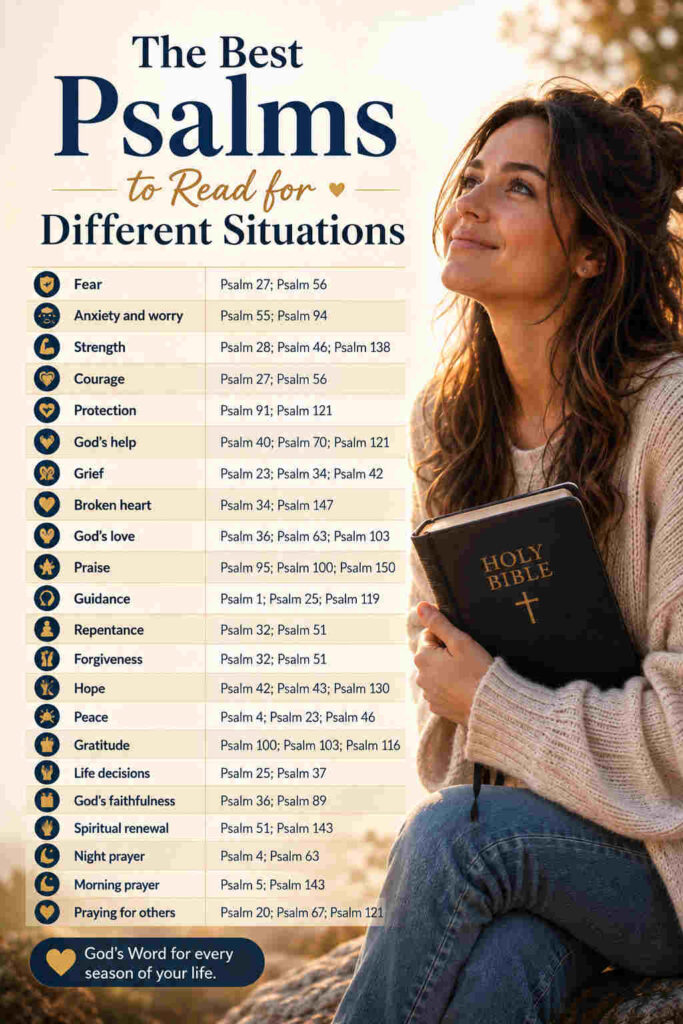 The Best Psalms to Read for Different Situations