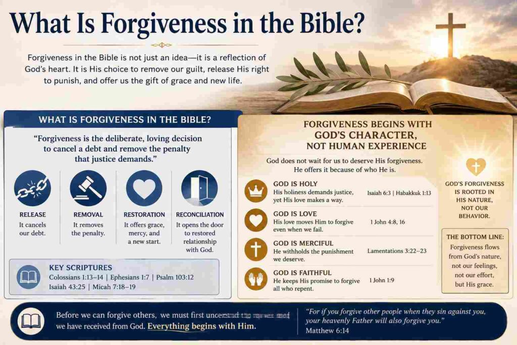 The Biblical Meaning of Forgiveness