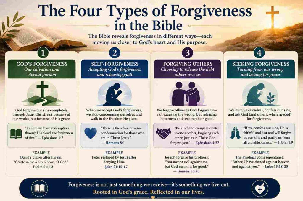 The Four Types of Forgiveness in the Bible