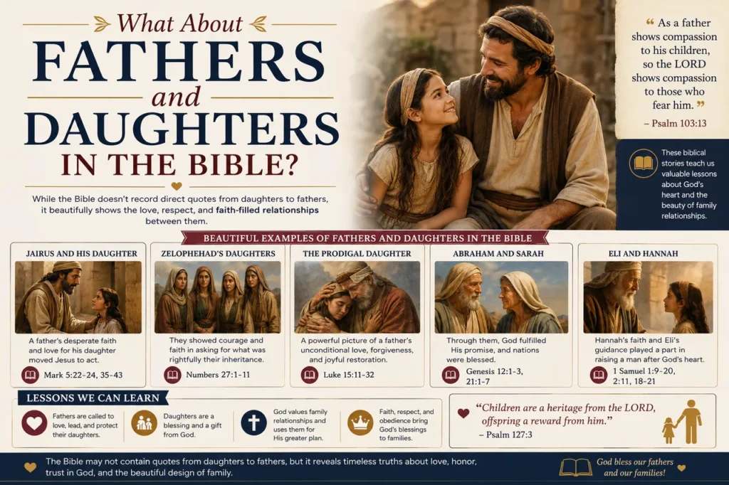 What About Fathers and Daughters in the Bible