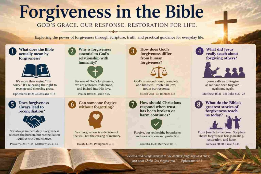 What do the Bible’s greatest stories of forgiveness teach us today
