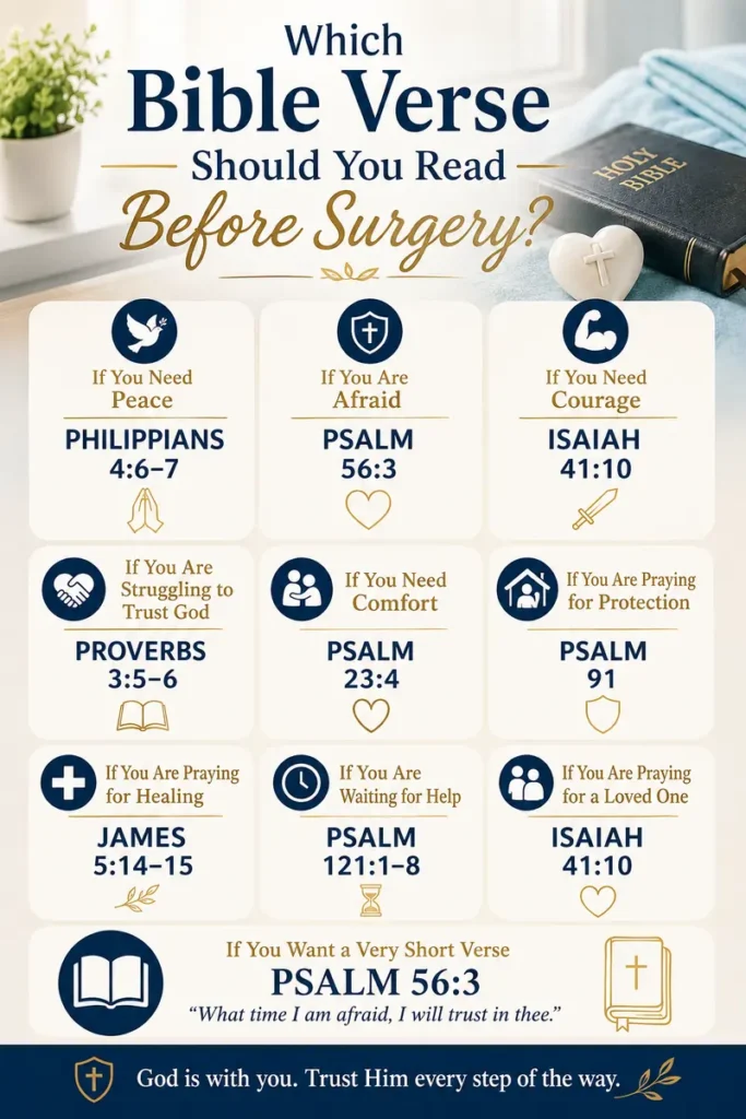 Which Bible Verse Should You Read Before Surgery