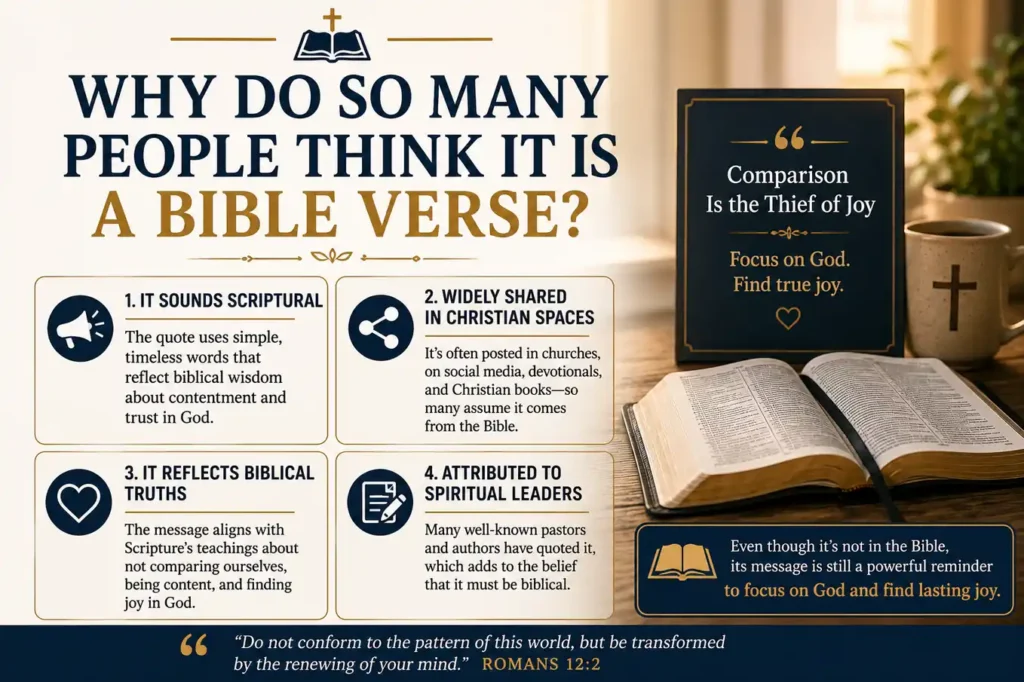 Why Do So Many People Think It Is a Bible Verse