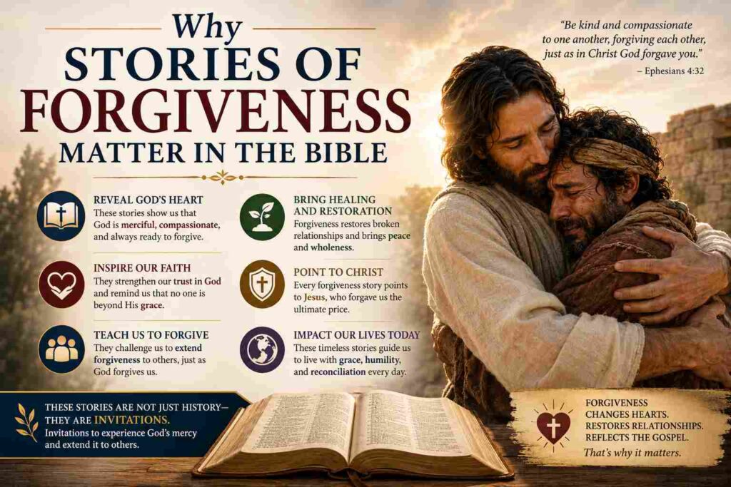 Why Stories of Forgiveness Matter in the Bible