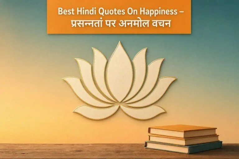 Best Hindi Quotes On Happiness