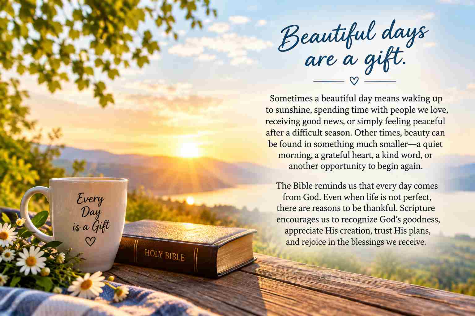 Bible Quotes About Beautiful Days