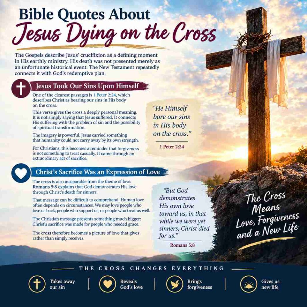 Bible Quotes About Jesus Dying on the Cross