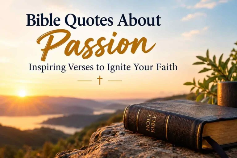 Bible Quotes About Passion Inspiring Verses to Ignite Your Faith
