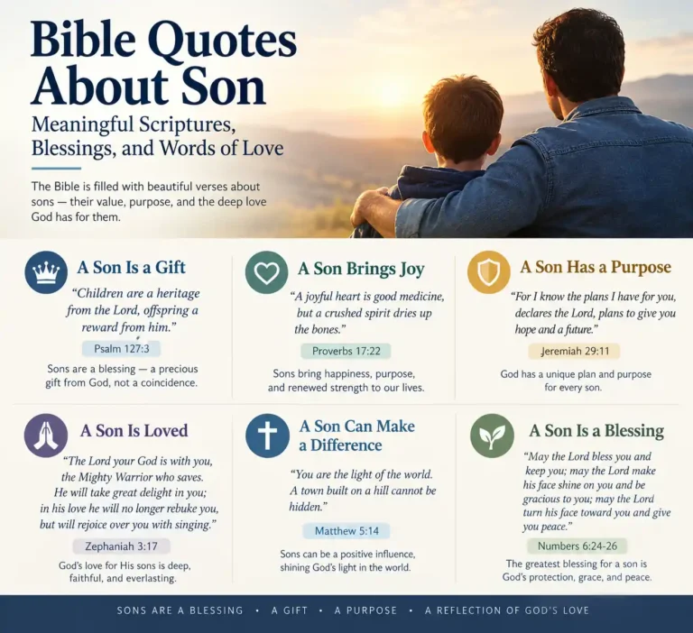Bible Quotes About Son Meaningful Scriptures, Blessings, and Words of Love