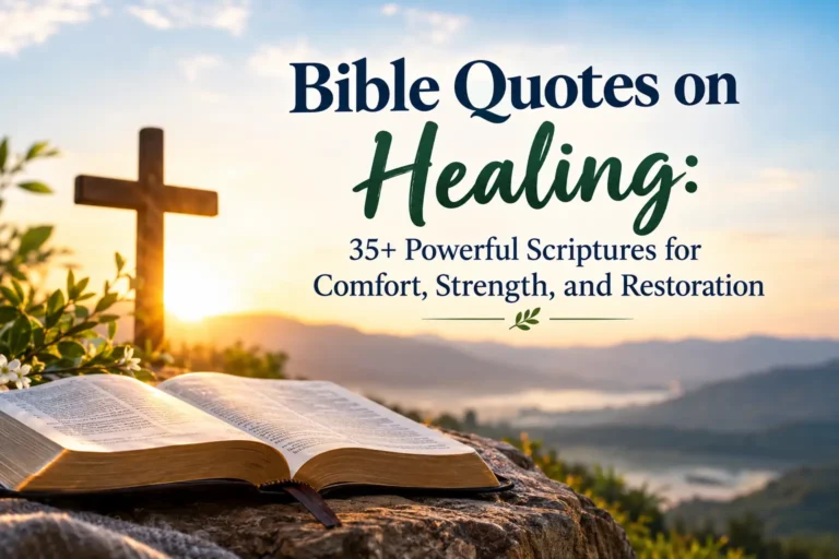 Bible Quotes on Healing 35+ Powerful Scriptures for Comfort, Strength, and Restoration