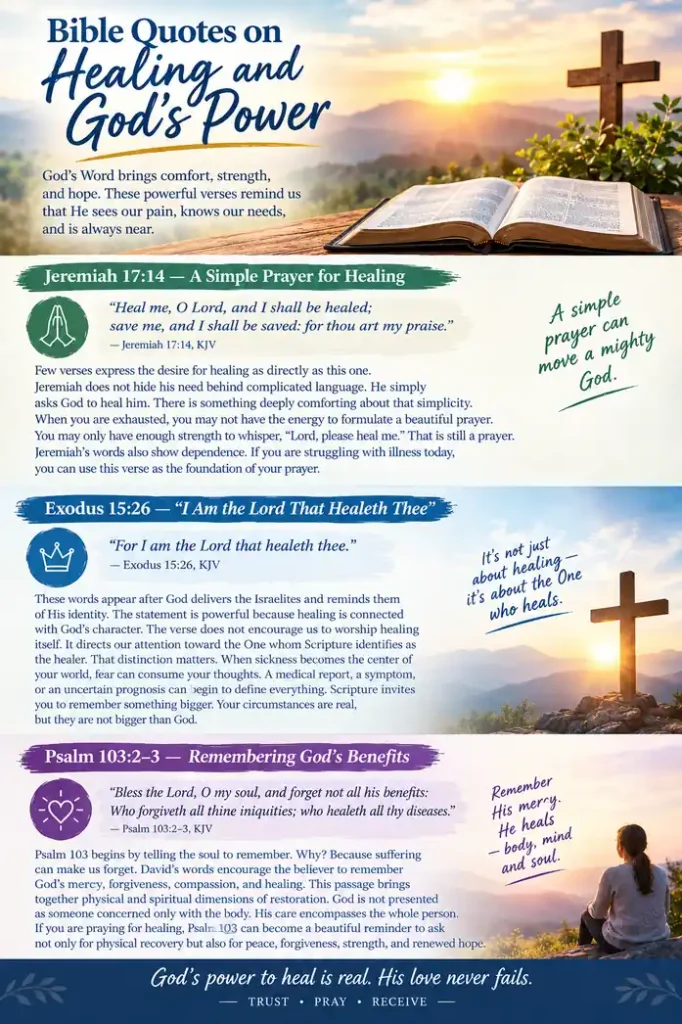 Bible Quotes on Healing and God's Power