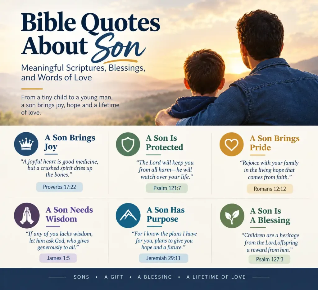 Bible quotes about a son
