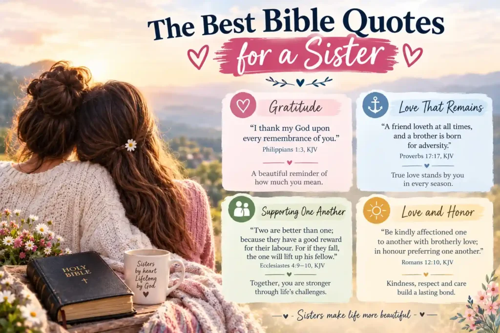 Bible quotes for your sister's birthday