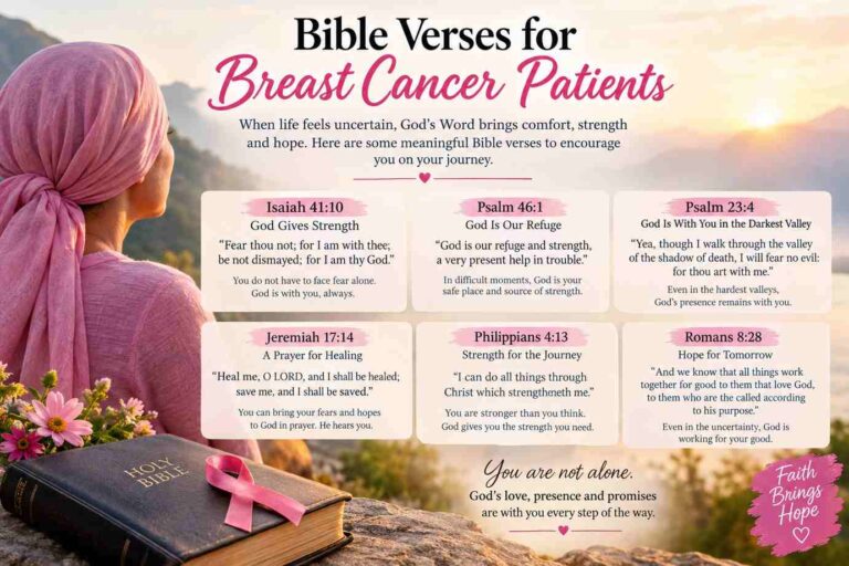 Breast Cancer Bible Quotes for Strength, Healing, and Hope
