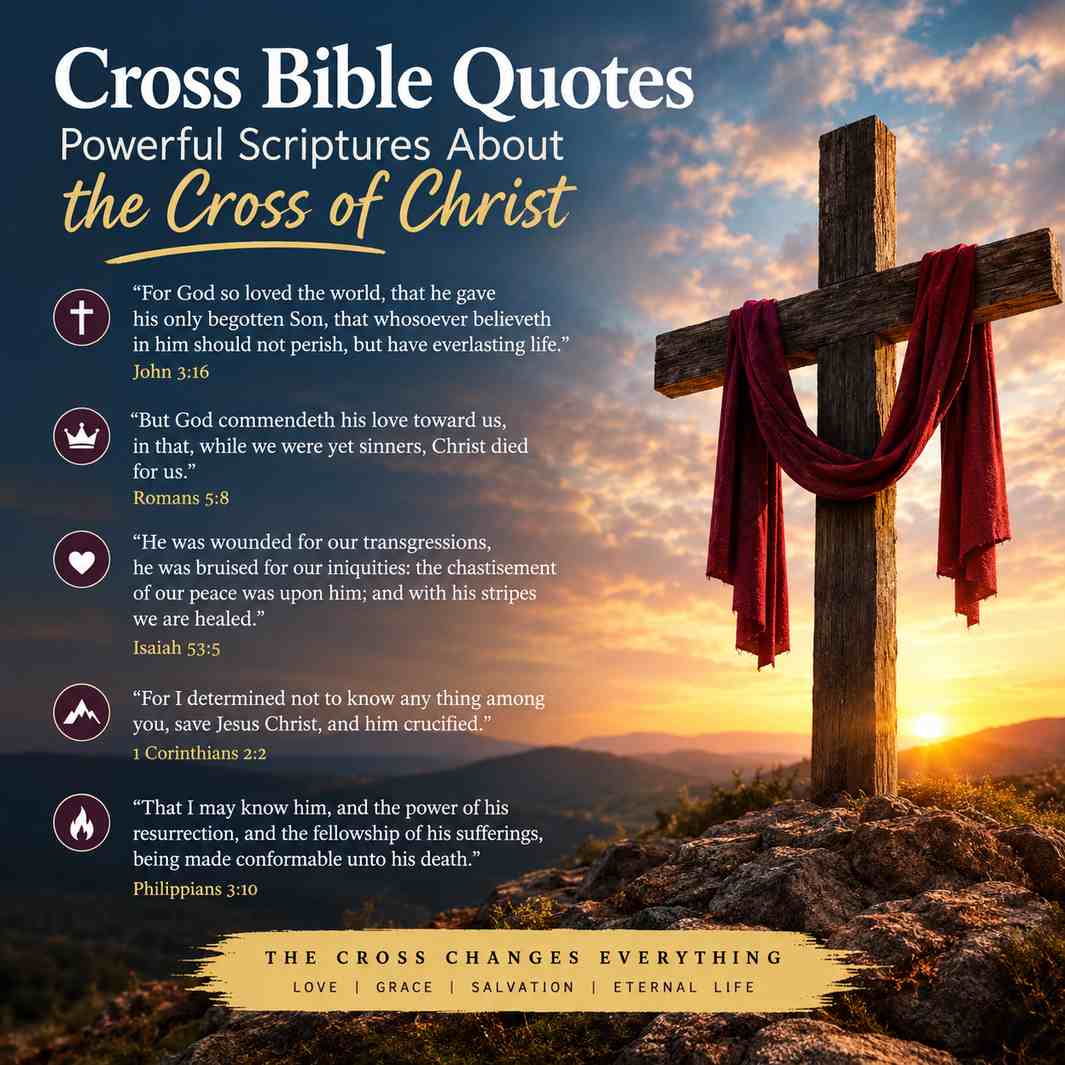 Cross Bible Quotes: Powerful Scriptures About the Cross of Christ