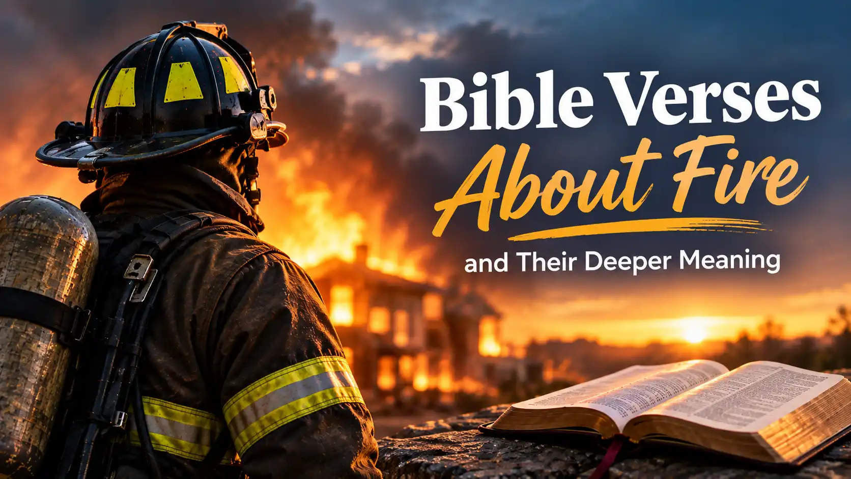 Firefighter Bible Quotes Powerful Scriptures for Courage, Strength, and Protection