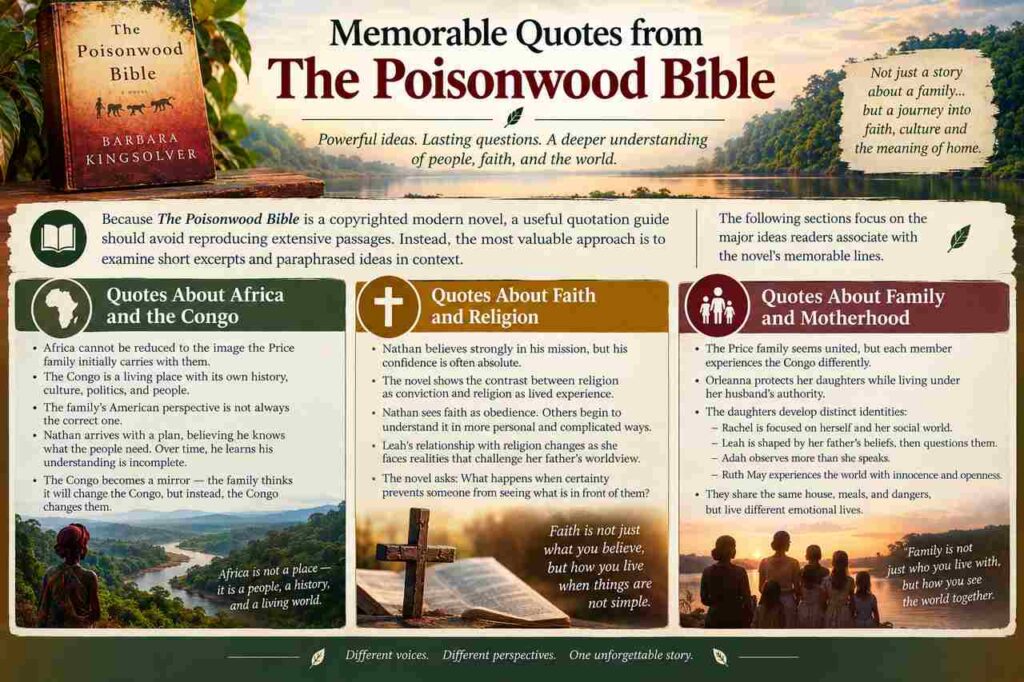 Memorable Quotes from The Poisonwood Bible