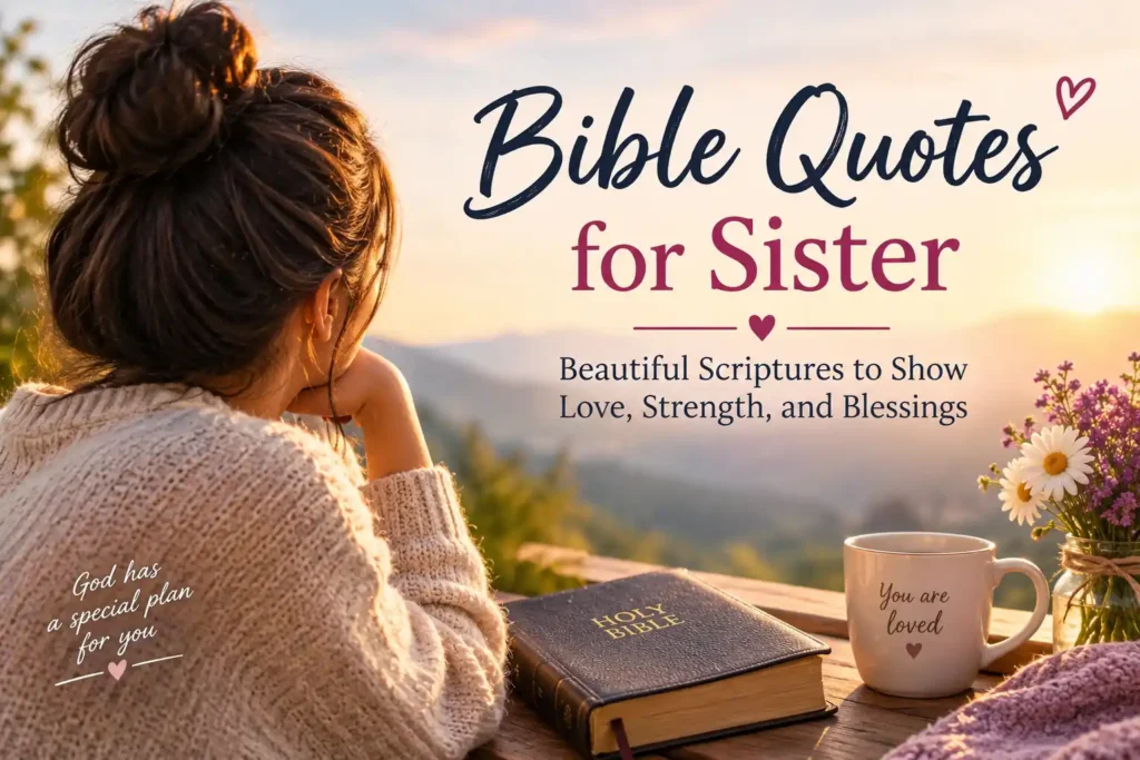 The Best Bible Quotes for a Sister