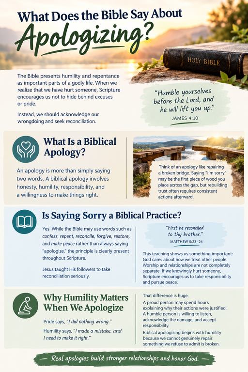 What Does the Bible Say About Apologizing