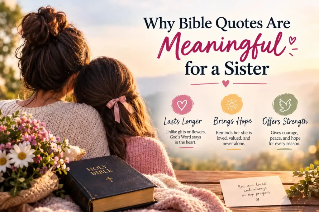 Why Bible Quotes Are Meaningful for a Sister