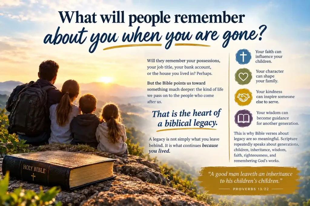 legacy quotes Bible