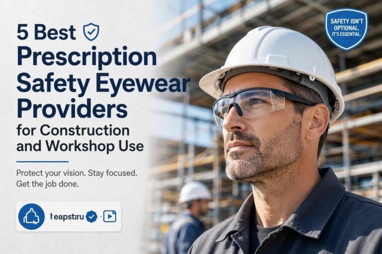 5 Best Prescription Safety Eyewear Providers for Construction and Workshop Use
