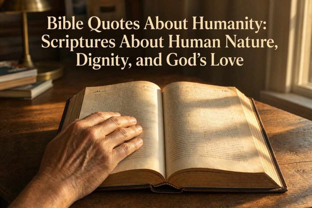 Bible Quotes About Humanity Human Nature, Dignity, and God’s Love