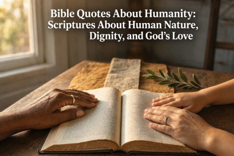 Bible Quotes About Humanity Scriptures About Human Nature, Dignity, and God’s Love