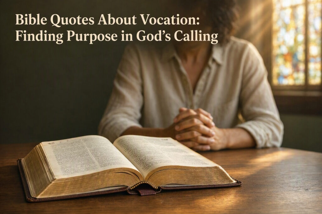 Bible Quotes About Vocation