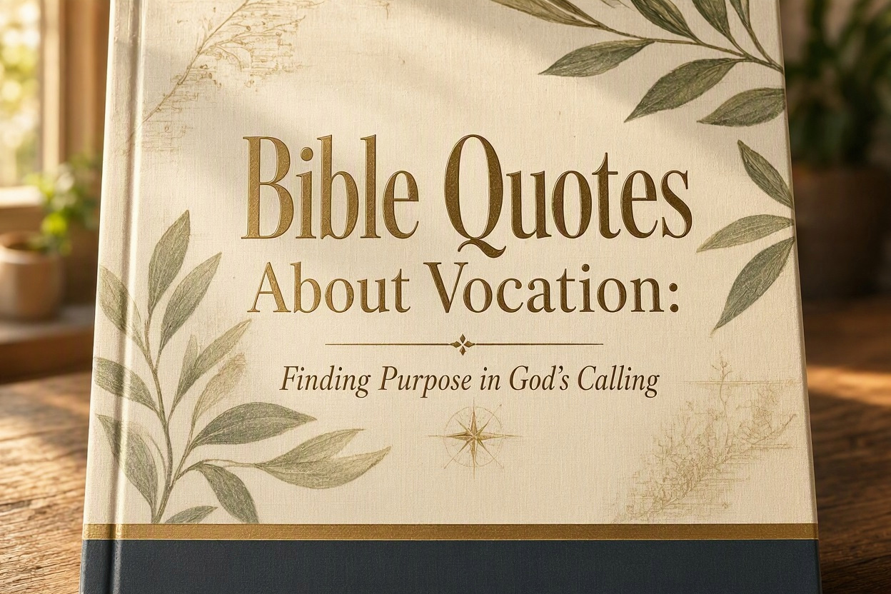 Bible Quotes About Vocation Finding Purpose in God’s Calling