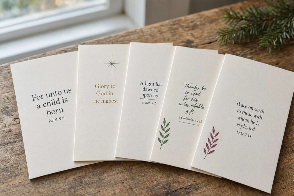 Bible Quotes on Christmas Cards Beautiful Scriptures and Christmas Messages