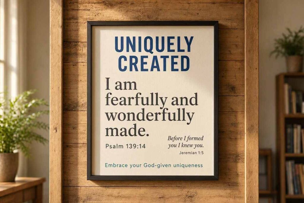 Bible Quotes on Individuality Scripture About Being Uniquely Created by God