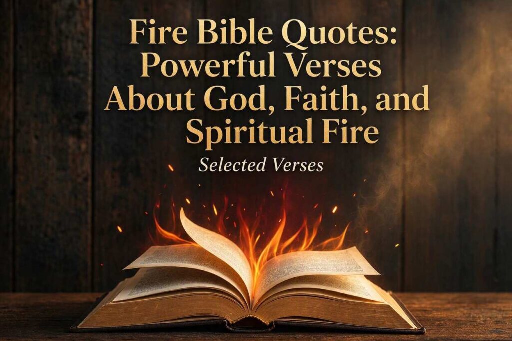 Fire Bible Quotes Powerful Verses About God, Faith, Spiritual Fire