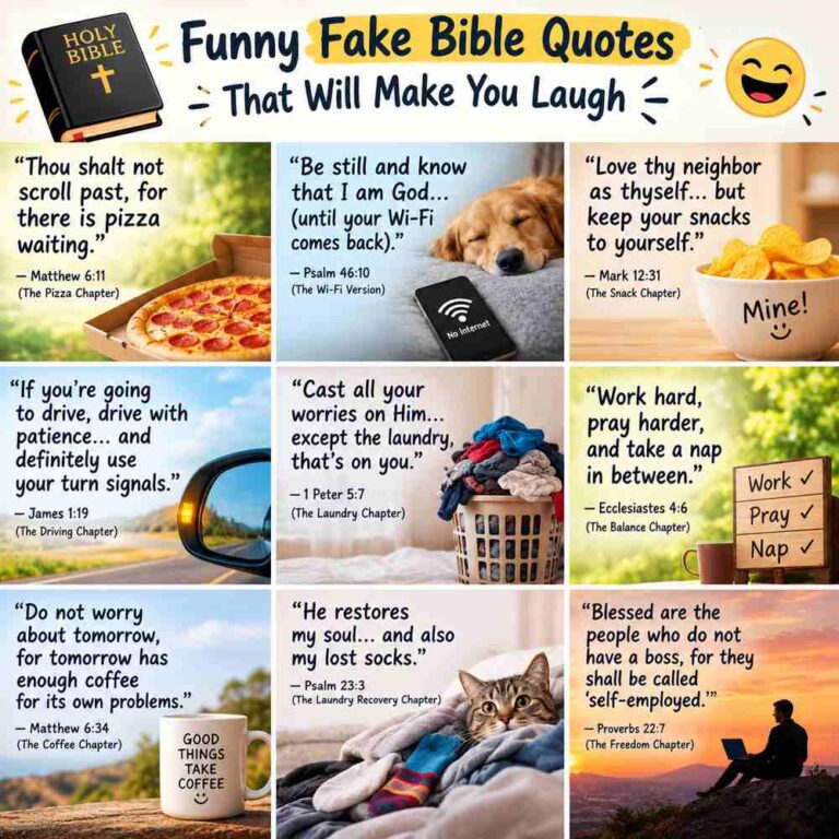 Funny Fake Bible Quotes That Will Make You Laugh