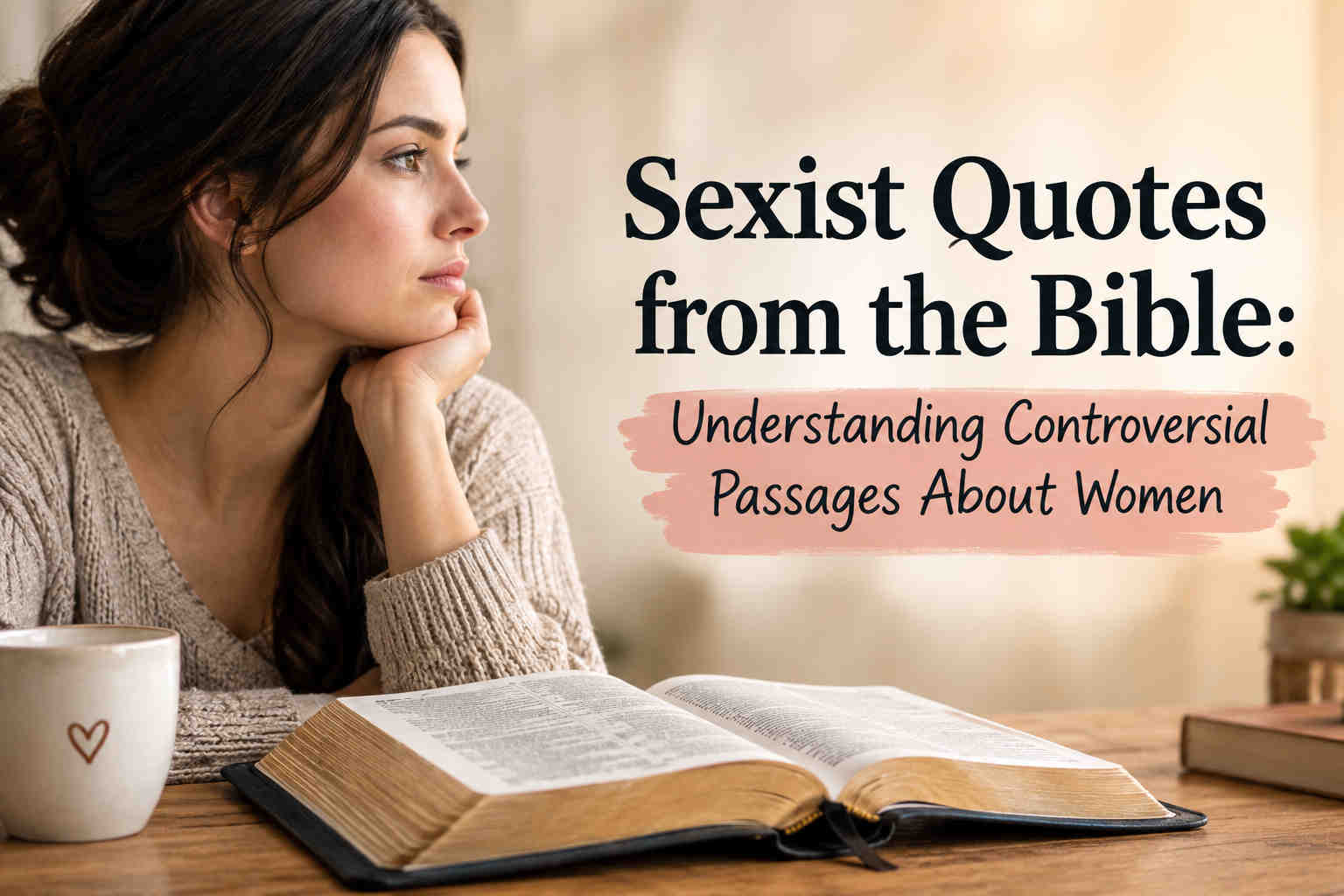 Sexist Quotes from the Bible Understanding Controversial Passages About Women