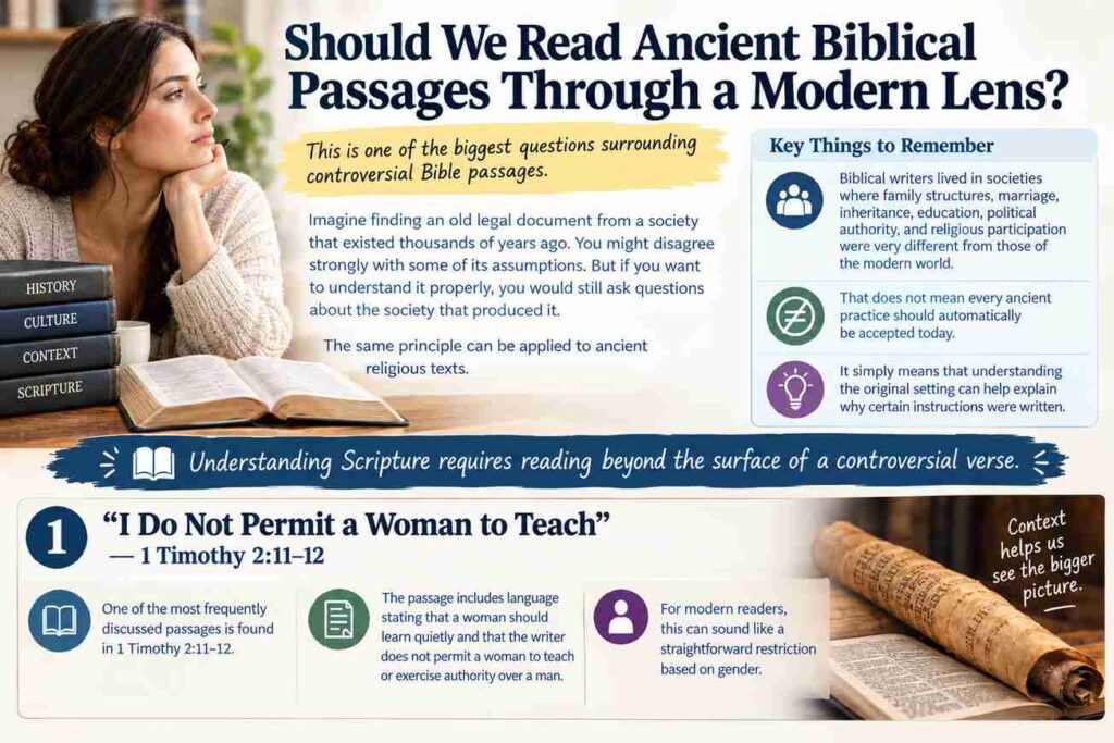 Should We Read Ancient Biblical Passages Through a Modern Lens