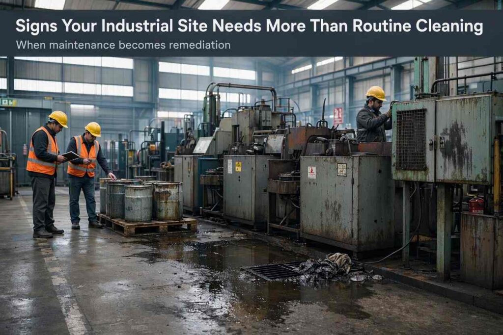 Signs Your Industrial Site Needs More Than Routine Cleaning