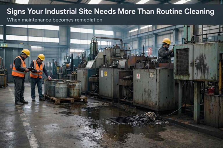 Signs Your Industrial Site Needs More Than Routine Cleaning