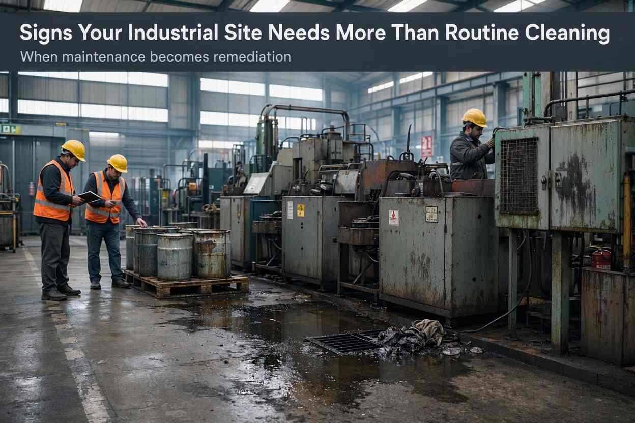 Signs Your Industrial Site Needs More Than Routine Cleaning