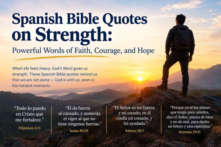 Spanish Bible Quotes on Strength Powerful Words of Faith, Courage, and Hope