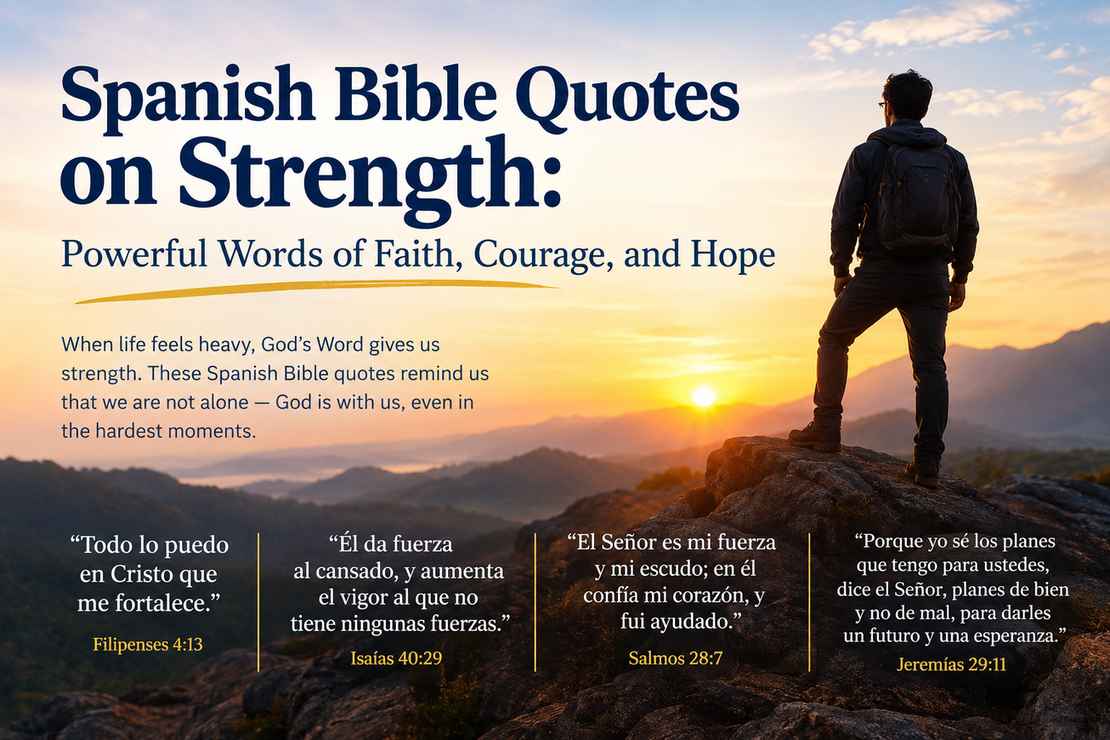 Spanish Bible Quotes on Strength Powerful Words of Faith, Courage, and Hope