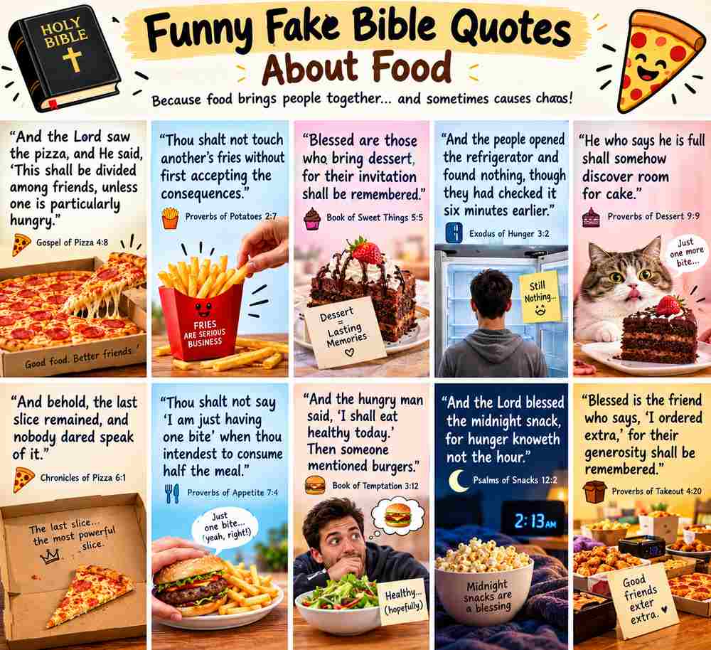 What Are Funny Fake Bible Quotes