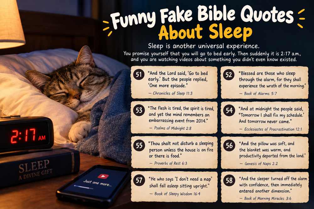 Why Are Fake Bible Quotes So Funny
